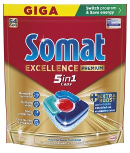 Kapsułki do zmywarki SOMAT Excellence Premium 5w1, 54 szt.