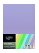 Karton ozdobny Gładki mix pastelowy satynowany 50 szt./op. 160 g/m2 205510 Argo