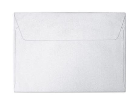 Koperta C6 (114x162) Millenium diamentowa biel P., 120g/m2, op/10szt. 280216 Argo