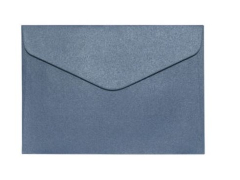 Koperta C6 (114x162) Pearl granatowy K., 150g/m2, op/10szt. 280255 Argo