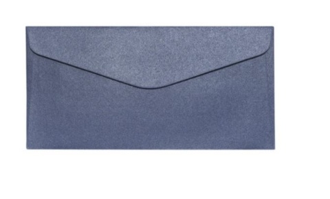 Koperta DL (110 x 220) Pearl granatowy K., 150g/m2, op/10szt. 280155 Argo
