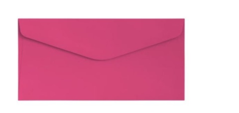 Koperta DL (110 x 220) Gładki różowy K., 120g/m2, op/10szt. 280180 Argo