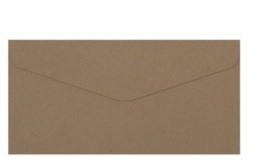 Koperta DL (110 x 220) Kraft ciemnobeżowy K., 120g/m2, op/10szt. 280122 Argo