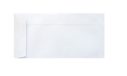 Koperta DL (110 x 220) Millenium diamentowa biel P (KB), 120g/m2, op/10szt. 281116 Argo