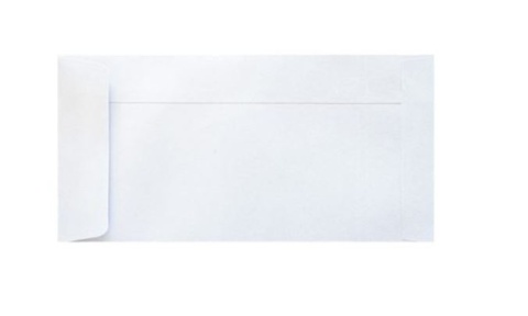 Koperta DL (110 x 220) Millenium diamentowa biel P (KB), 120g/m2, op/10szt. 281116 Argo