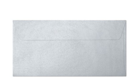 Koperta DL (110 x 220) Pearl srebrny P., 120g/m2, op/10szt. 280114 Argo
