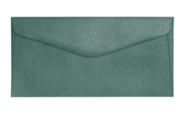 Koperta DL (110 x 220) Pearl zielony K., 150g/m2, op/10szt. 280144 Argo