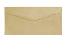 Koperta DL (110 x 220) Pearl złoty K., 150g/m2, op/10szt. 280188 Argo