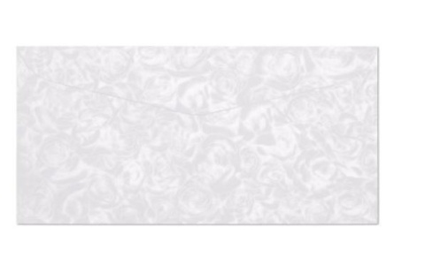 Koperta DL (110 x 220) Róże biały K., 120g/m2, op/10szt. 280111 Argo