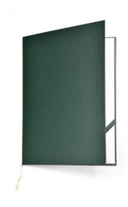 Okładki do dyplomów STANDARD zielone bez nadruku (10 sztuk) 220114 Argo