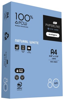 Papier ksero PAPERLINE Eye Care Recycled, A4, klasa C, 80 g/m², 500 ark.