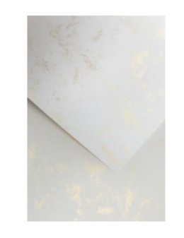 Papier ozdobny Marmur złoty 50 szt./op. 120g/m2 206806 Argo