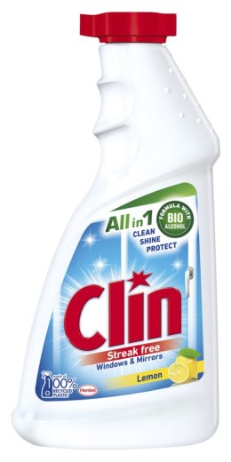 Płyn do mycia szyb CLIN Cytryna, zapas, 500ml