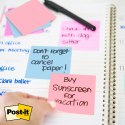 Przezroczyste karteczki samoprzylepne POST-IT Transparent Notes (600-1TRSPB), 73x73mm, 36 kart., pastelowe niebieskie
