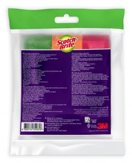 Ściereczka z mikrofibry SCOTCH-BRITE Basic, 3 szt., mix kolorów