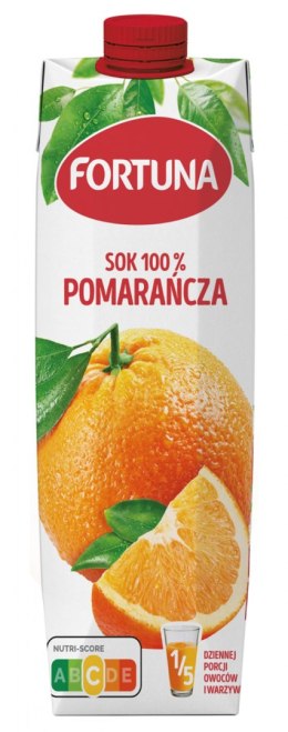 Sok FORTUNA, pomarańczowy, 1l