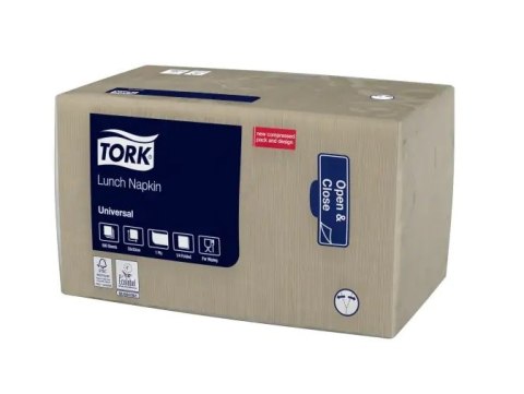 Tork naturalna serwetka lunchowa, 1-warstwowa, 52588