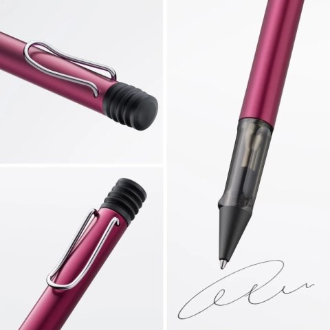 Długopis LAMY AL-star 229, M, z czarnym wkładem, purpurowy