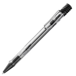 Długopis LAMY Safari 212, M, z czarnym wkładem, transparentny