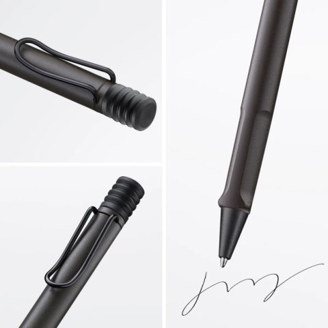 Długopis LAMY Safari 217, M, z niebieskim wkładem, grafitowy