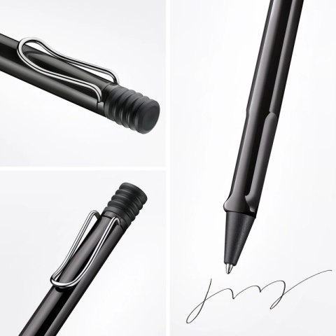 Długopis LAMY Safari 219, M, z czarnym wkładem, czarny
