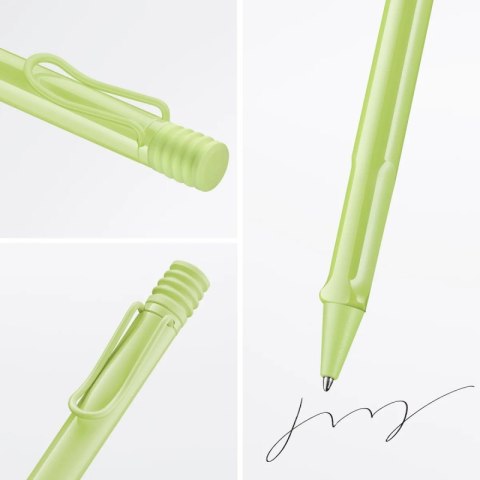 Długopis LAMY Safari 2D0, M, z niebieskim wkładem, jasnozielony