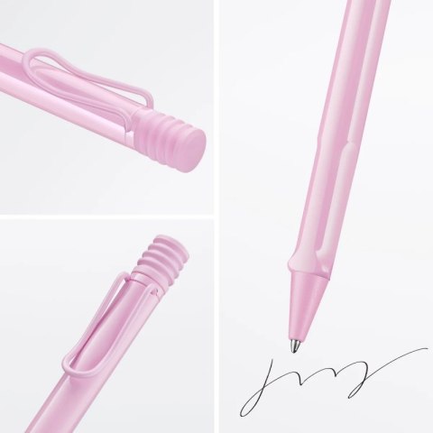 Długopis LAMY Safari 2D2, M, z niebieskim wkładem,, jasnoróżowy