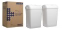 Kosz na śmieci KIMBERLY-CLARK, 43l, 2 szt., biały