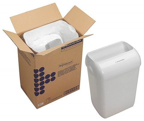 Kosz na śmieci KIMBERLY-CLARK, 43l, 2 szt., biały