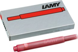 Naboje atramentowe LAMY T10, 5 szt., blister, czerwony
