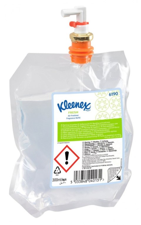 Odświeżacz powietrza KLEENEX Fresh, wkład 300 ml, bezbarwny