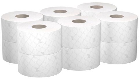 Papier toaletowy SCOTT Control, centralne odwijanie, 2-warstwowy, 204m, 12 rolek x 833 listki, biały
