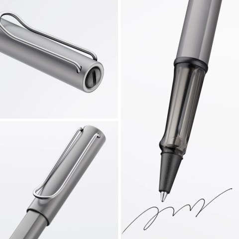 Pióro kulkowe LAMY AL-star 326, M, z czarnym wkładem, grafitowe