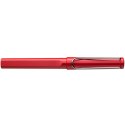 Pióro kulkowe LAMY Safari 316, M, z czarnym wkładem, czerwone