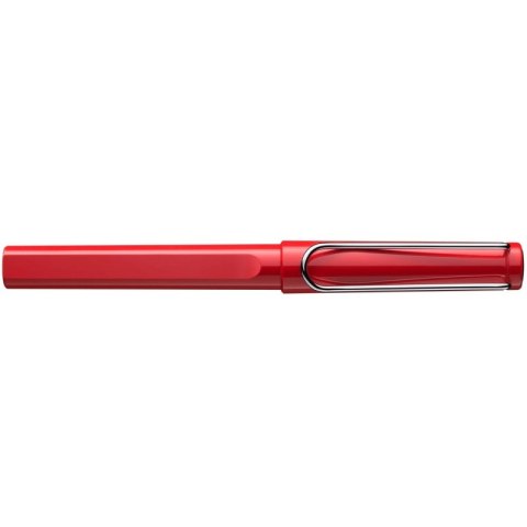 Pióro kulkowe LAMY Safari 316, M, z czarnym wkładem, czerwone