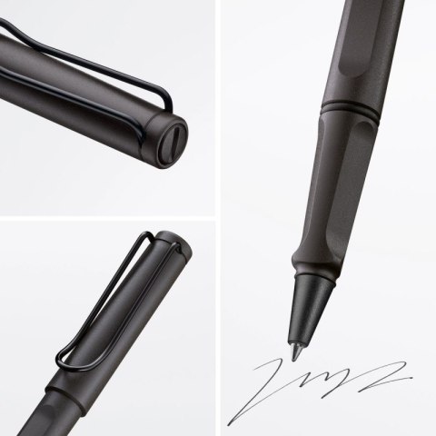 Pióro kulkowe LAMY Safari 317, M, z niebieskim wkładem, grafitowy