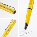 Pióro kulkowe LAMY Safari 318, M, z niebieskim wkładem, żółte