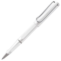 Pióro kulkowe LAMY Safari 319, M, z czarnym wkładem, biały