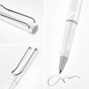 Pióro kulkowe LAMY Safari 319, M, z czarnym wkładem, biały