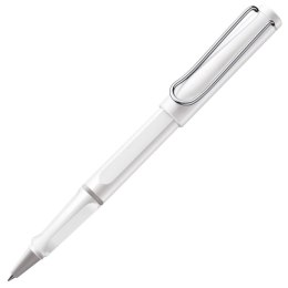 Pióro kulkowe LAMY Safari 319, M, z niebieskim wkładem, biały