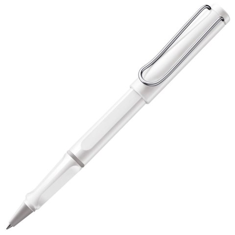 Pióro kulkowe LAMY Safari 319, M, z niebieskim wkładem, biały