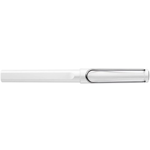 Pióro kulkowe LAMY Safari 319, M, z niebieskim wkładem, biały