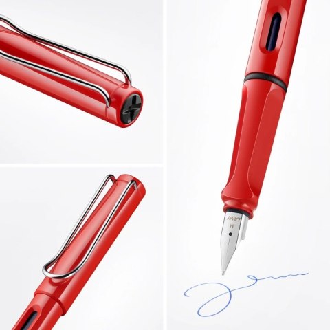 Pióro wieczne LAMY Safari 016, EF, czerwone