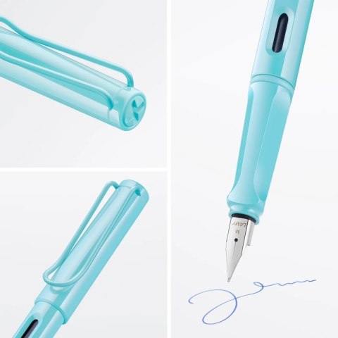 Pióro wieczne LAMY Safari 0D1, F, jasnoniebieskie