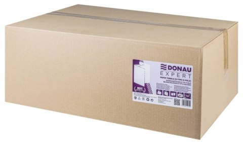 Ręcznik ZZ makulaturowy DONAU EXPERT, 1-warstwowy, 3600 listków, 20szt., szary