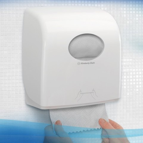 Ręcznik papierowy w roli SCOTT Essential Slimroll, 1-warstwowy, 190 m, 760 listków, 6 rolek, biały