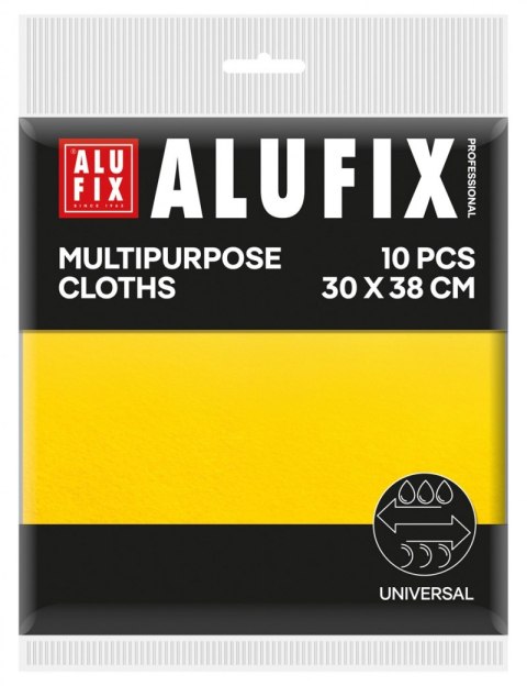 Ściereczki wielofunkcyjne ALUFIX Professional, 30x38cm, 10 szt., żółte