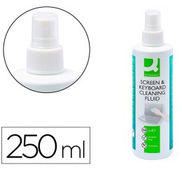 Spray do czyszczenia ekranów TFT/LCD/LED i klawiatur Q-CONNECT, 250ml
