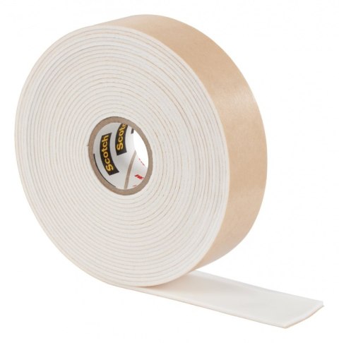 Taśma montażowa dwustronna SCOTCH-FIX Mirror (4496W-1950-P), 19mmx5m, biała
