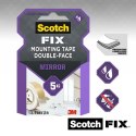 Taśma montażowa dwustronna SCOTCH-FIX Mirror (4496W-1950-P), 19mmx5m, biała